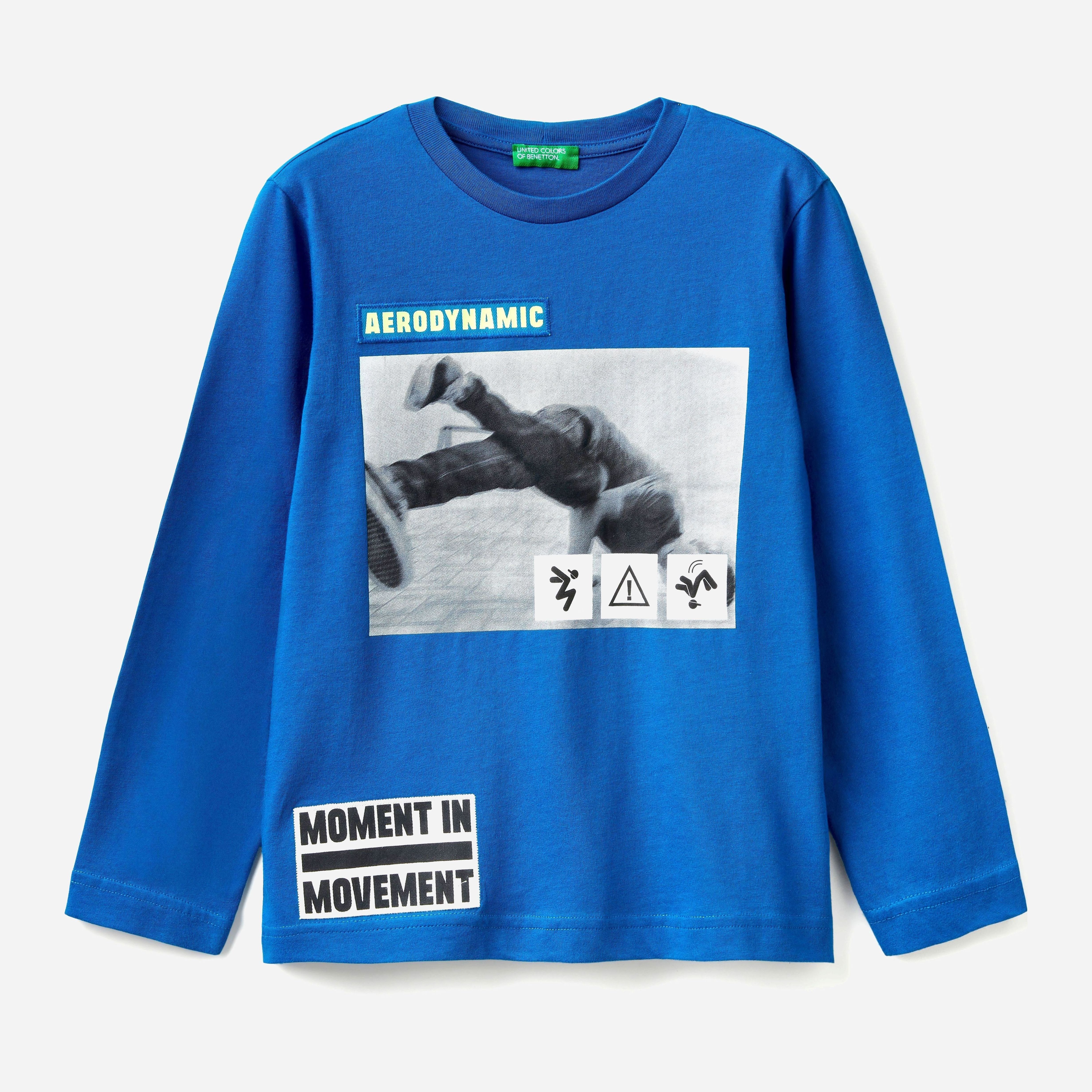 

Футболка с длинными рукавами United Colors of Benetton 3096C14Z4.G-094 160 см EL