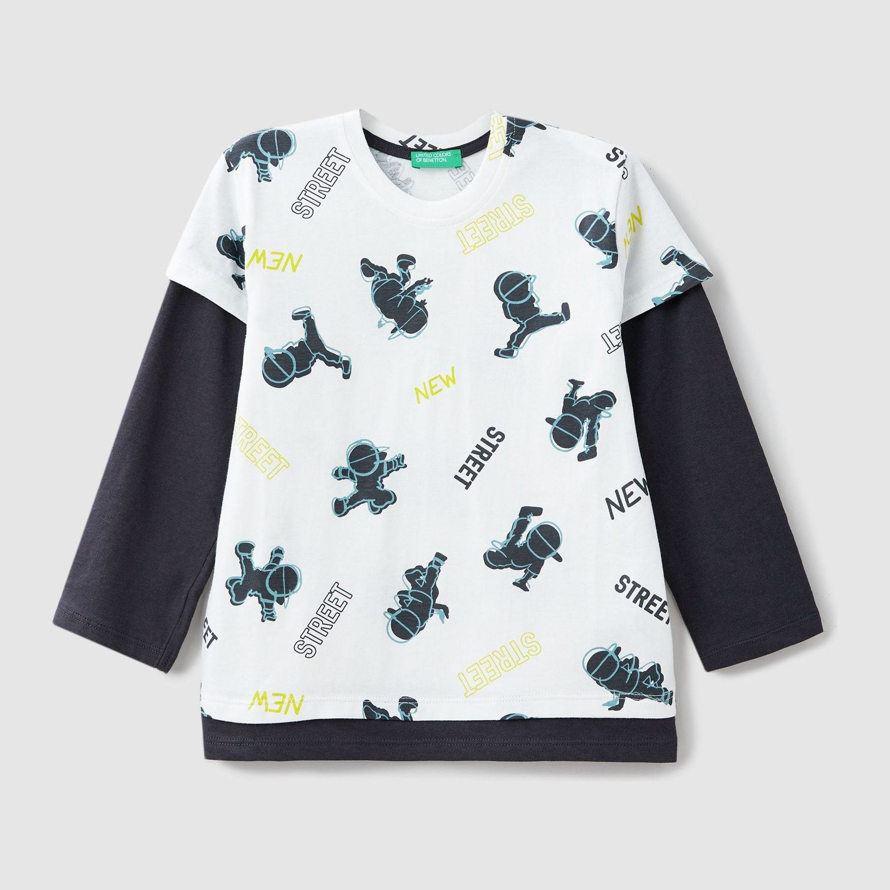 

Футболка с длинными рукавами United Colors of Benetton 32ZLC14ZH.P-88N 100 см XX