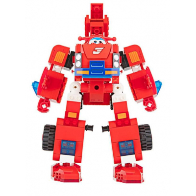 

Конструктор Super Wings Blocks 2-in-1 Buildable Transforming Vehicle Jett, Джетт (EU385005)