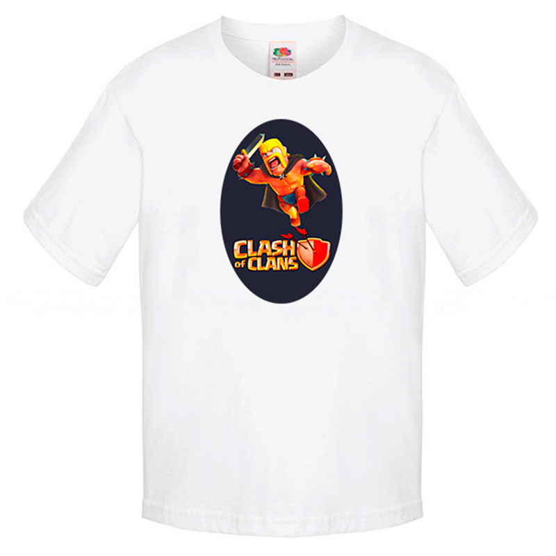 

Футболка Fruit of the Loom clash of clans Белый 140 см BCOC1YM140
