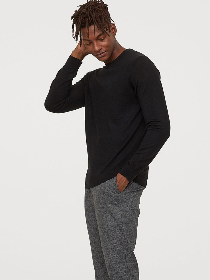 

Джемпер H&M 647781 M Черный