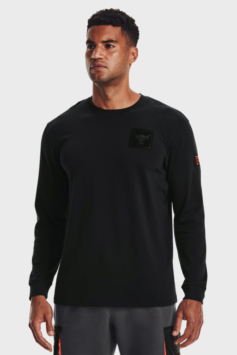 

Мужской черный лонгслив UA Pjt Rck Heavyweight LS Under Armour SM 1367136-001