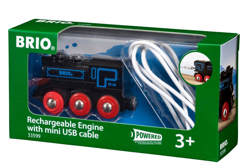 

Игрушка Brio Поезд с аккумулятором и USB-кабелем для детской железной дороги (7312350335996)