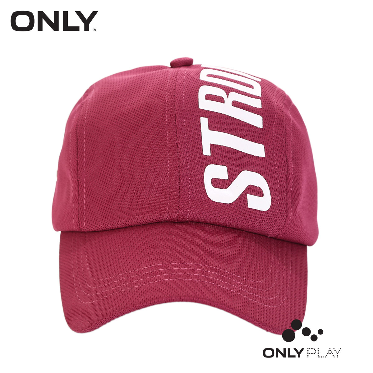 

кепка Only 118286502F35 UNI малиновий з білим