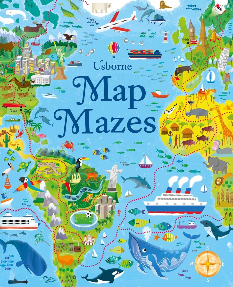 

Книга на английском языке Map Maze Book от автора Sam Smith и издательства Usborne Publishing Ltd из Великобритании