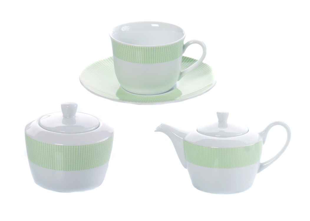 

Сервіз чайний Dankotuwa Porcelain Smart Green 16 предметів