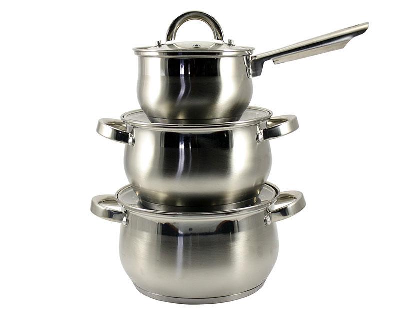 

Набор кастрюль 6 предметов Zauberg (ZB-1-3-SS-34-S-mg)