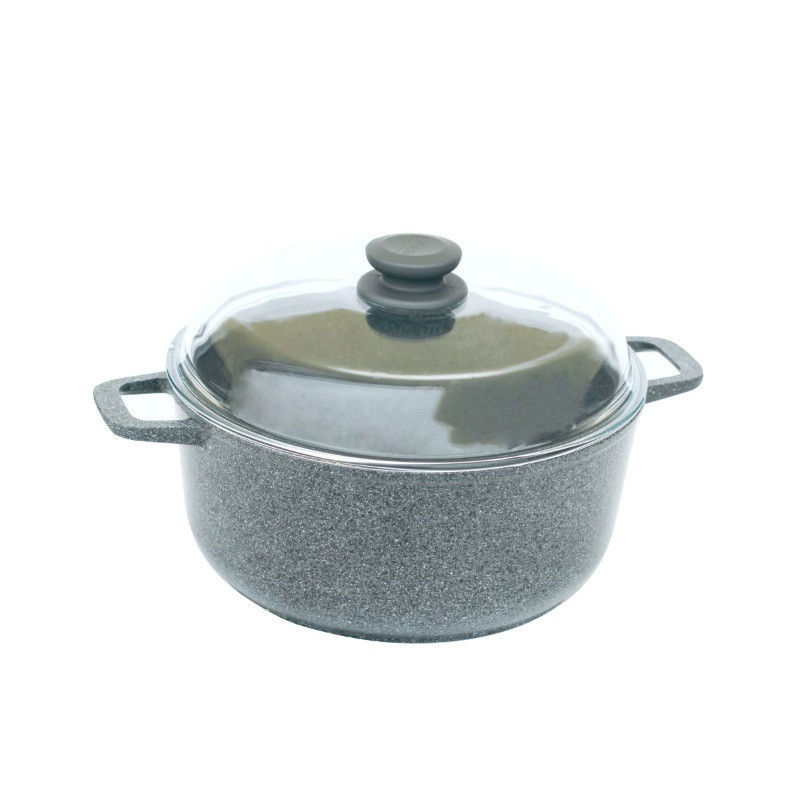 

Кастрюля чугунная 5 л 26 см Гранит грей Биол (K504PC-mg)