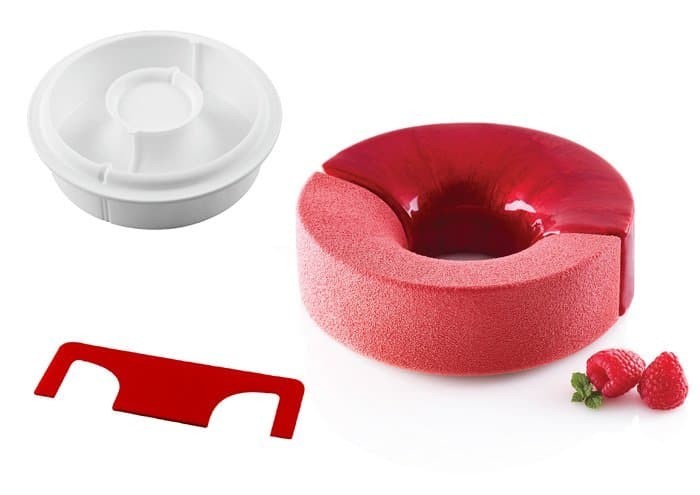 

Форма силиконовая для десертов d 160 мм, h 50 мм + сепаратор Silikomart (INCONTRO 750)