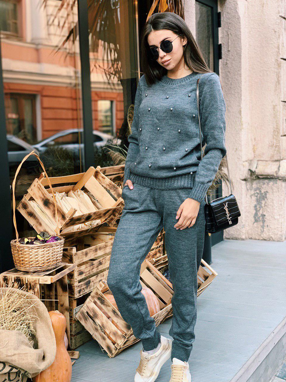 

Fashions • Костюм вязаный Джейн Fashions 42-46 серый