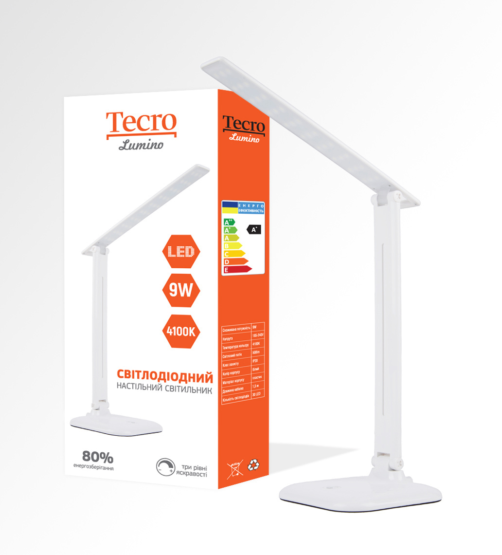 

Настольная лампа Tecro LUMINO