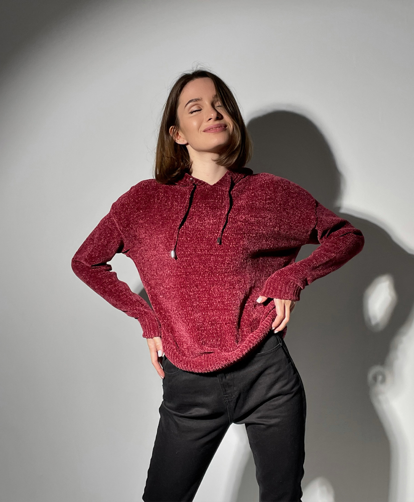 

Толстовка Primark 37872  Бордовий, Толстовка Primark 37872 XS Бордовий