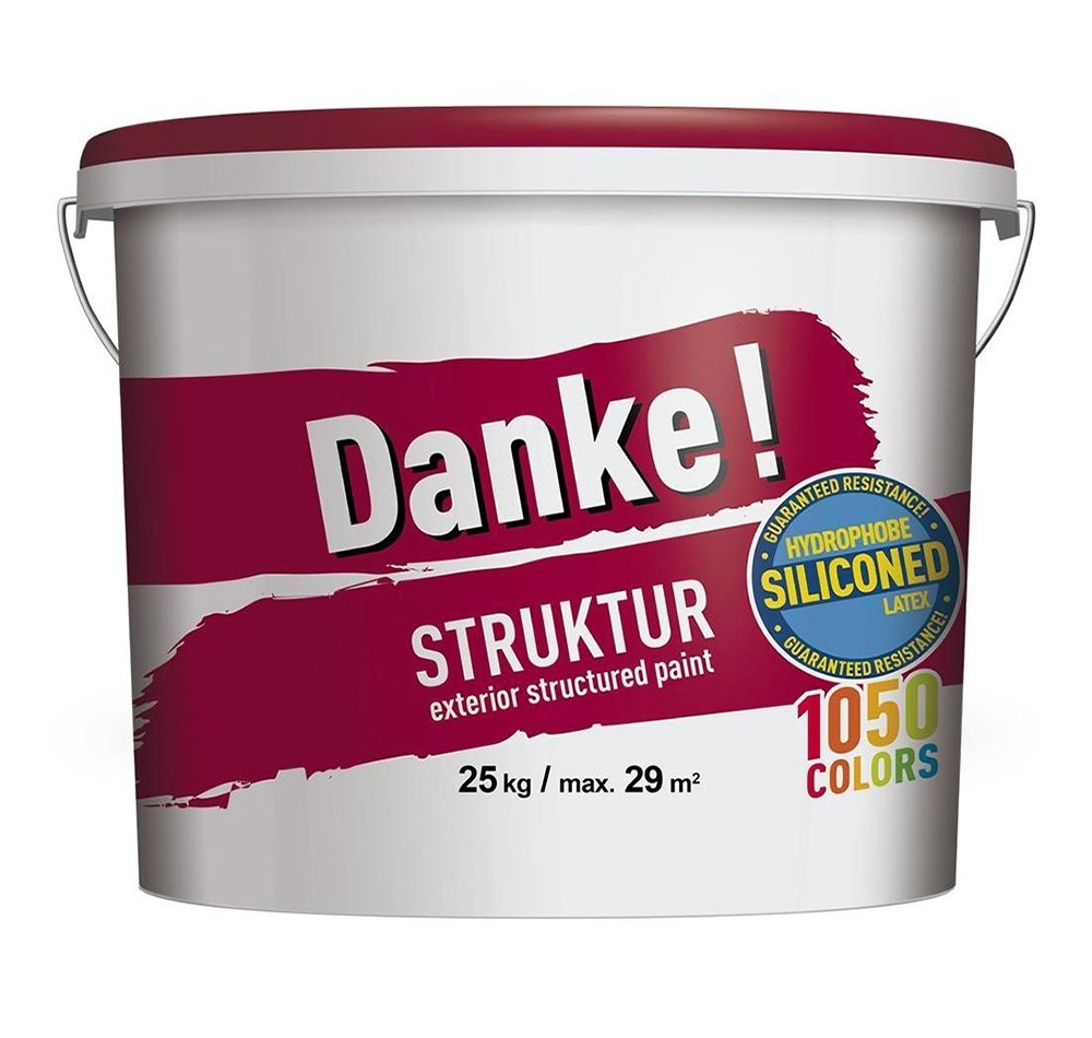 

Фасадна структурна фарба Danke Struktur 25кг