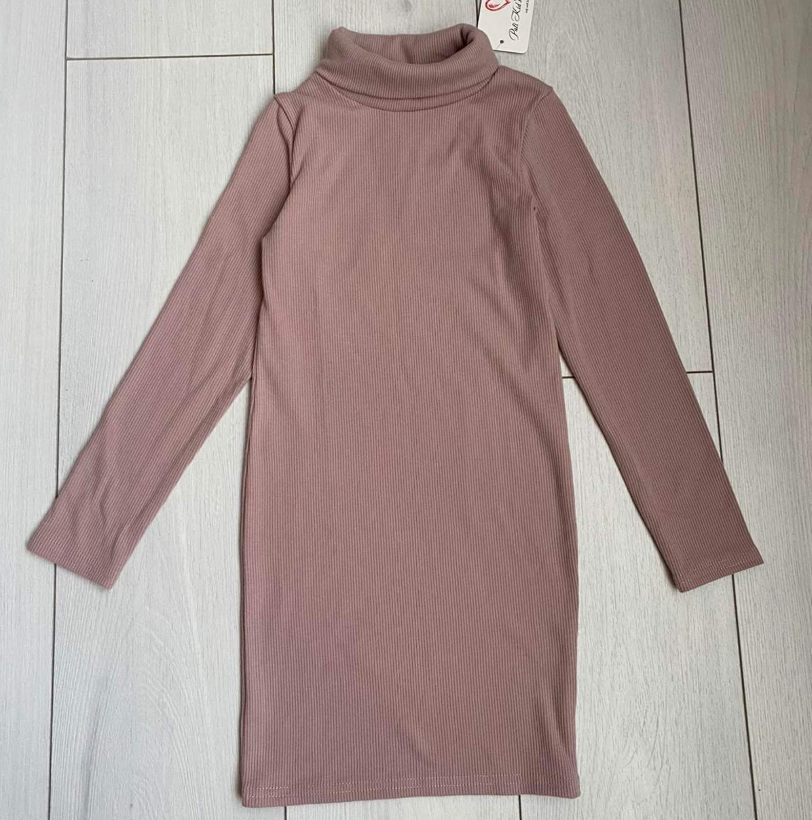 

Платье-гольф для девочек, Артикул:PK3900-бежевый,128-152 рр. (9 лет 134 СМ)