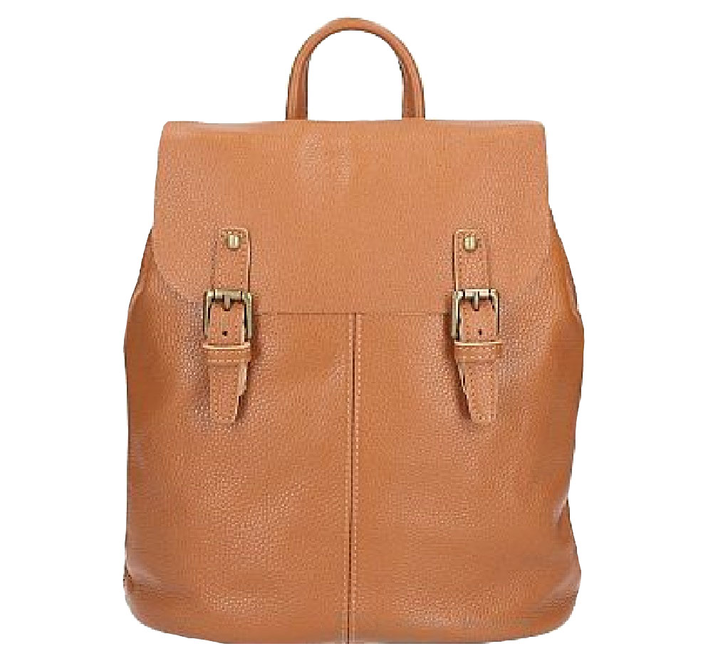 

Кожаный Городской Рюкзак Italian Bags DB6975 camel