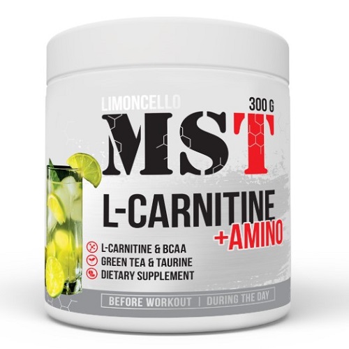 

Жироспалювачі MST Carnitine + Amino, 300 г. Лимончелло