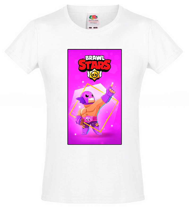 

Футболка Fruit of the Loom Brawl Stars Белый 128 см BBBD128
