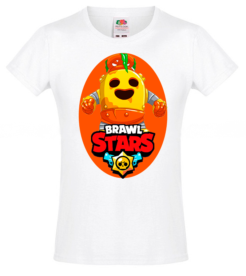 

Футболка Fruit of the Loom Brawl Stars Белый 116 см BB11BD116