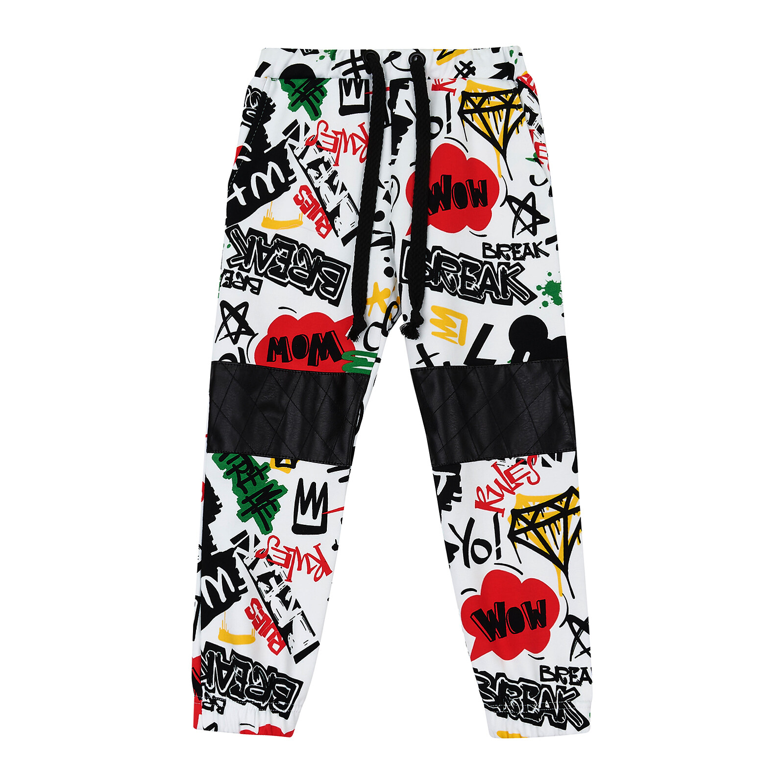 

Спортивные штаны Fox & Roll Joggers 2 110-116 Белый Черный (730218.1042082)