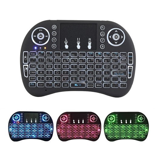 

Беспроводная мышь-клавиатура I8B с подсветкой + тачпад