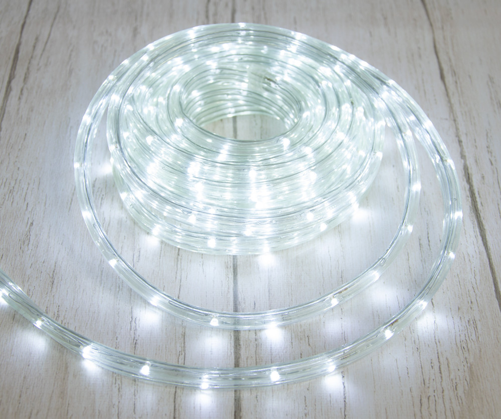 

Светодиодная гирлянда Саме То гибкая led лента 8 м. белая уличная с блоком питания 220 В