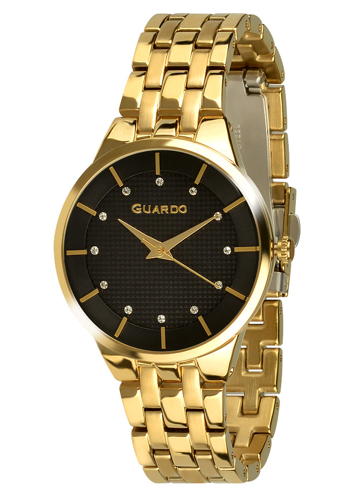 

Часы женские Guardo 011396-3 золотистые