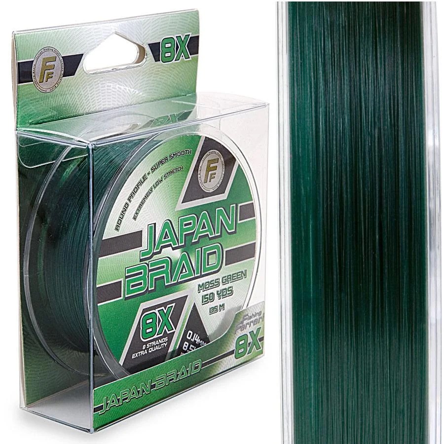 

Шнур Lineaeffe FF Japan Braid 8X Moss Green 135m/150yds 0.25mm 18kg (3009825)