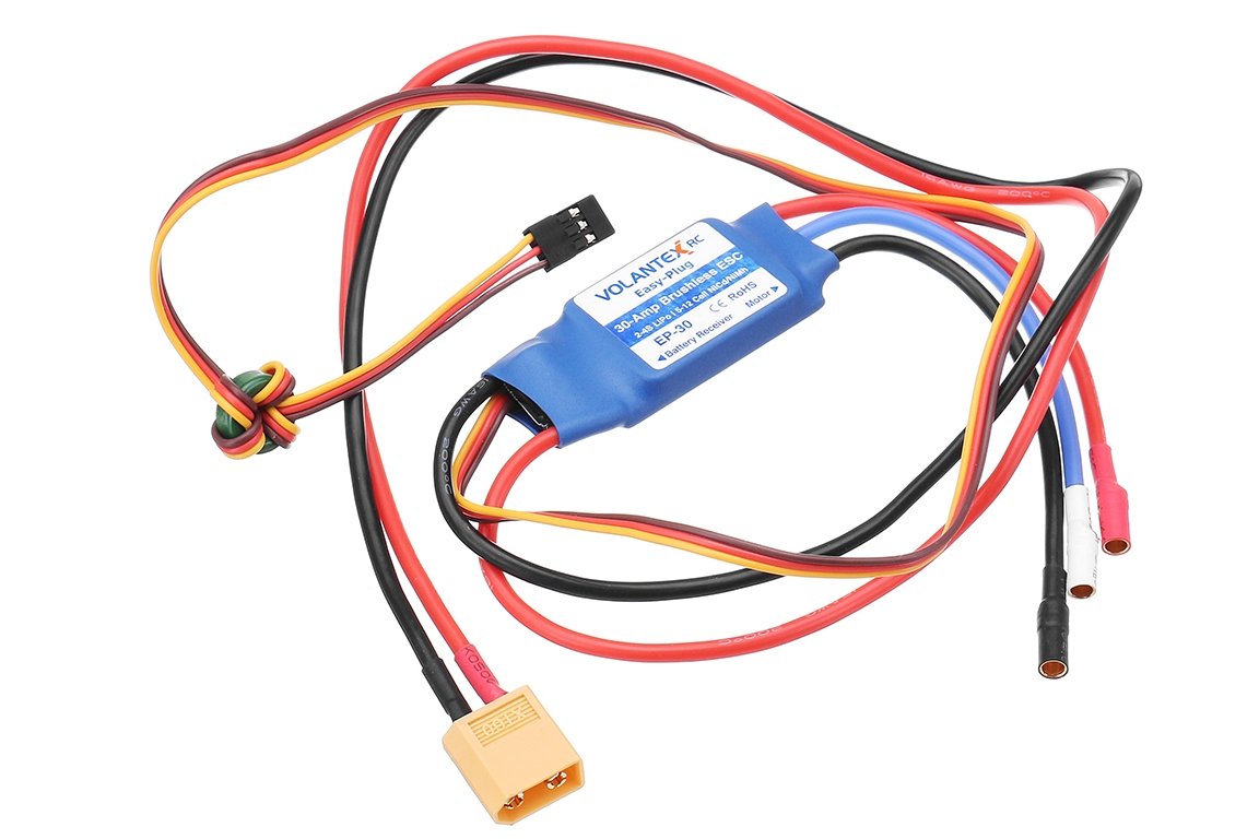

Регулятор хода 30A БК для авиамоделей VolantexRC EasyPlug-30