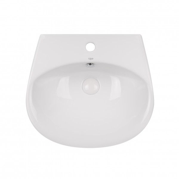 

Раковина подвесная моноблок Qtap Virgo 550х430х400 White с донным клапаном QT1811037GW