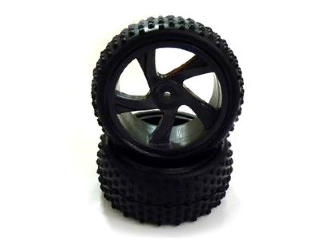 

28659 1:18 Tire and Rim for Buggy and Short Course Truck 2P