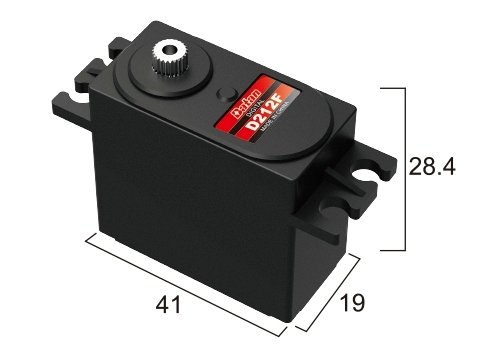 

Сервопривод стандарт 46г BATAN D212F 10.0кг/0.06сек металл цифровой