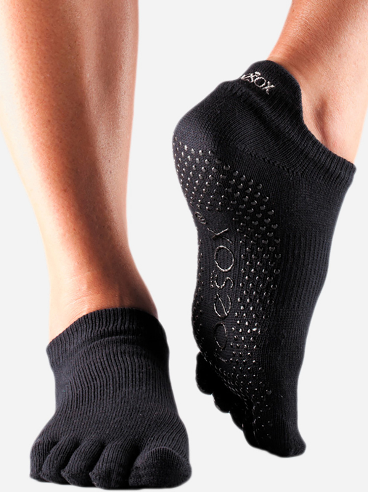 

Носки ToeSox Grip Full Toe Low Rise L (-) Черные, Носки ToeSox Grip Full Toe Low Rise L (43-45) Черные
