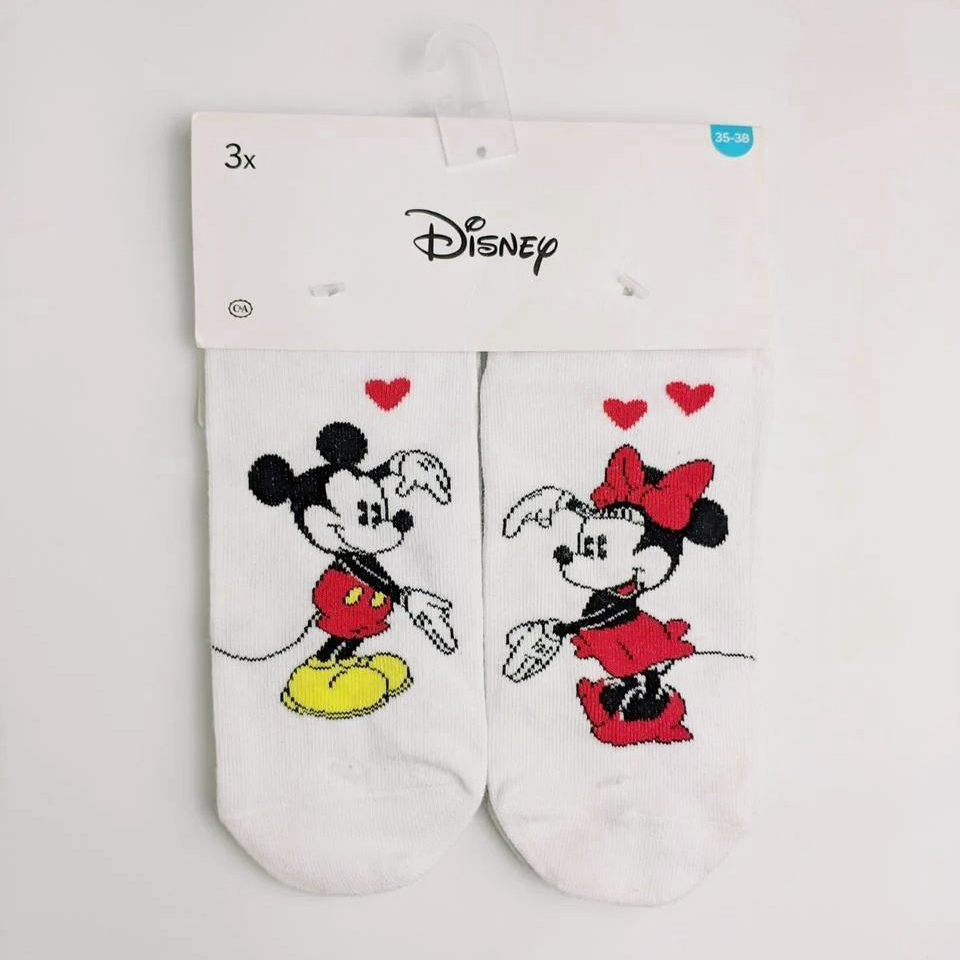 

Набор носков C&A 586-70-79840-510D - 3 пары Белый Minnie Mouse, Набор носков C&A 586-70-79840-510D 35-38 3 пары Белый Minnie Mouse
