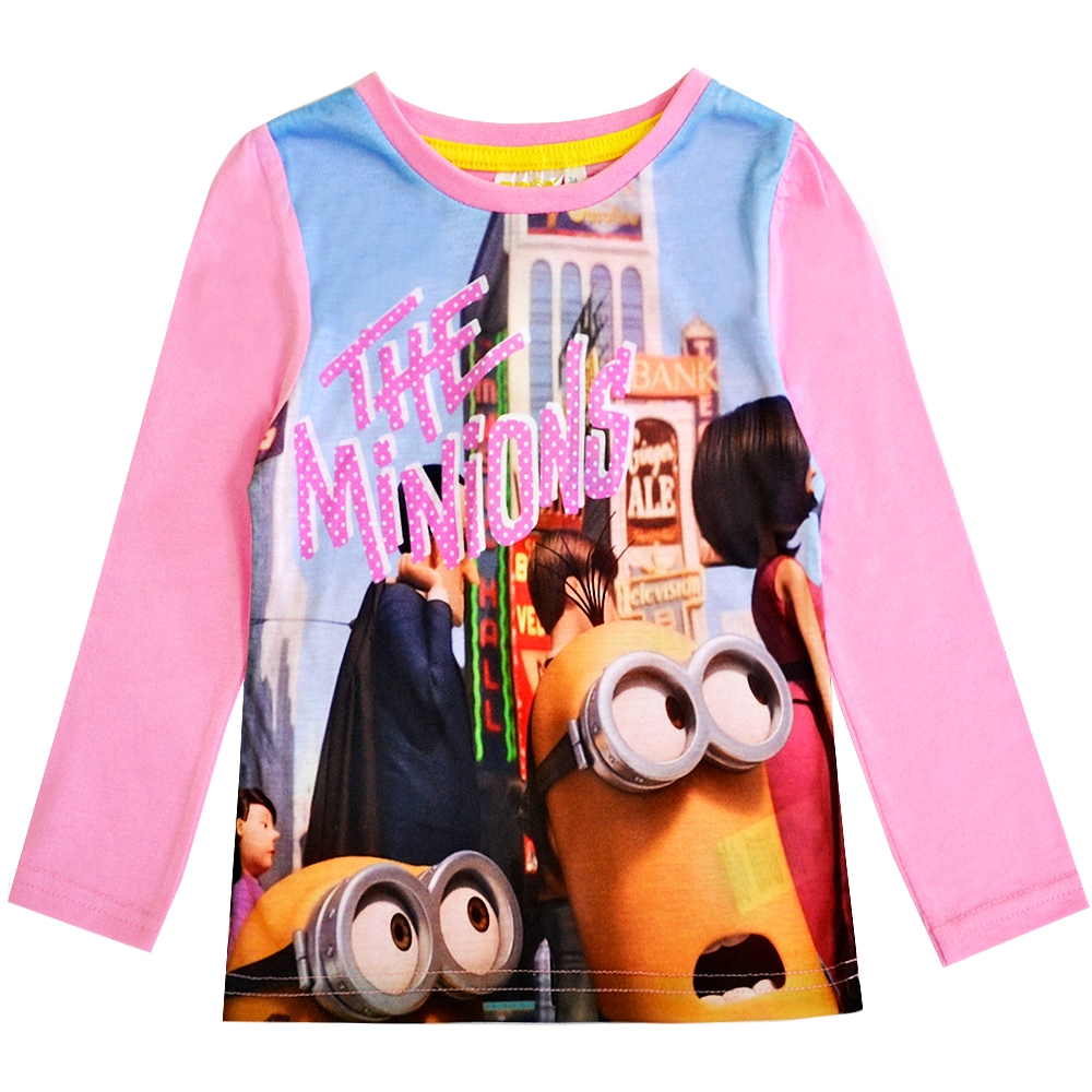 

Футболка з довгими рукавами Minions 98см 3роки Рожева