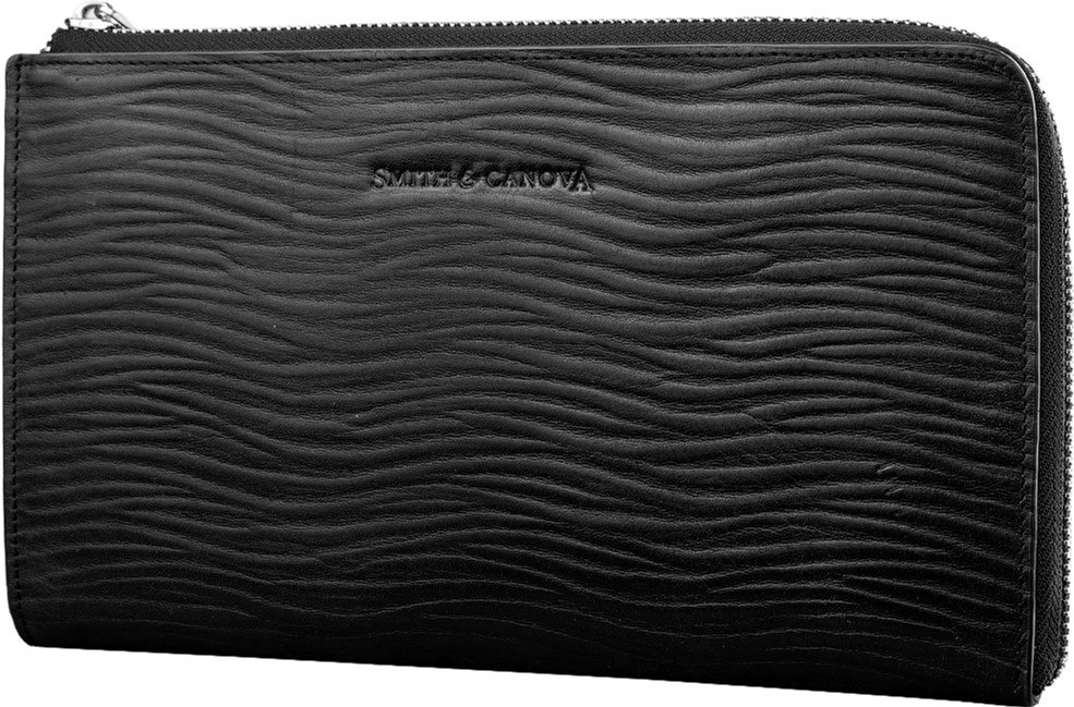 

Мужской кошелек кожаный Smith & Canova FUL-28604-black