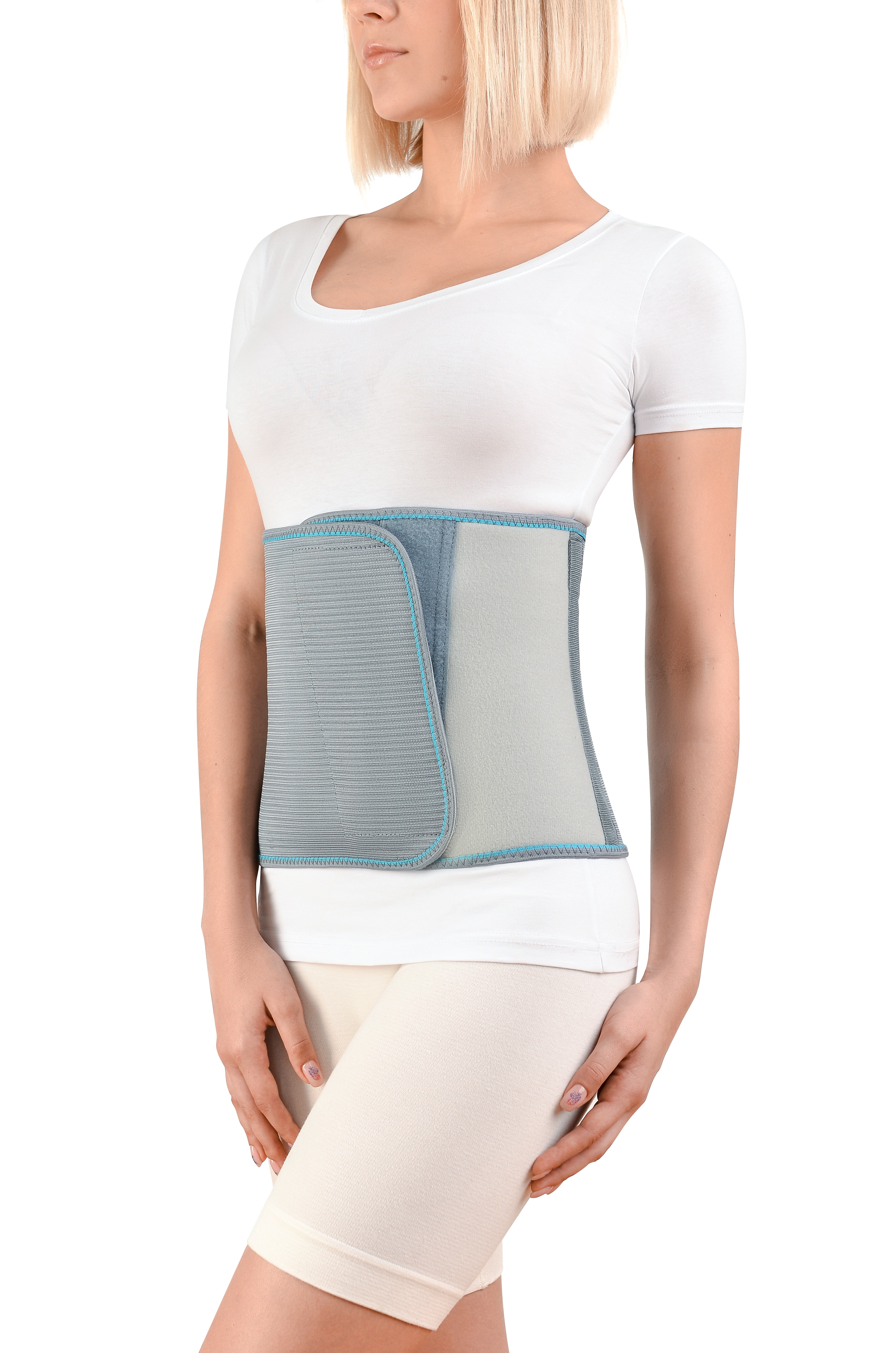 

Бандаж післяпологовий та післяопераційний еластичний Алком 2022 Євро р.9 сірий