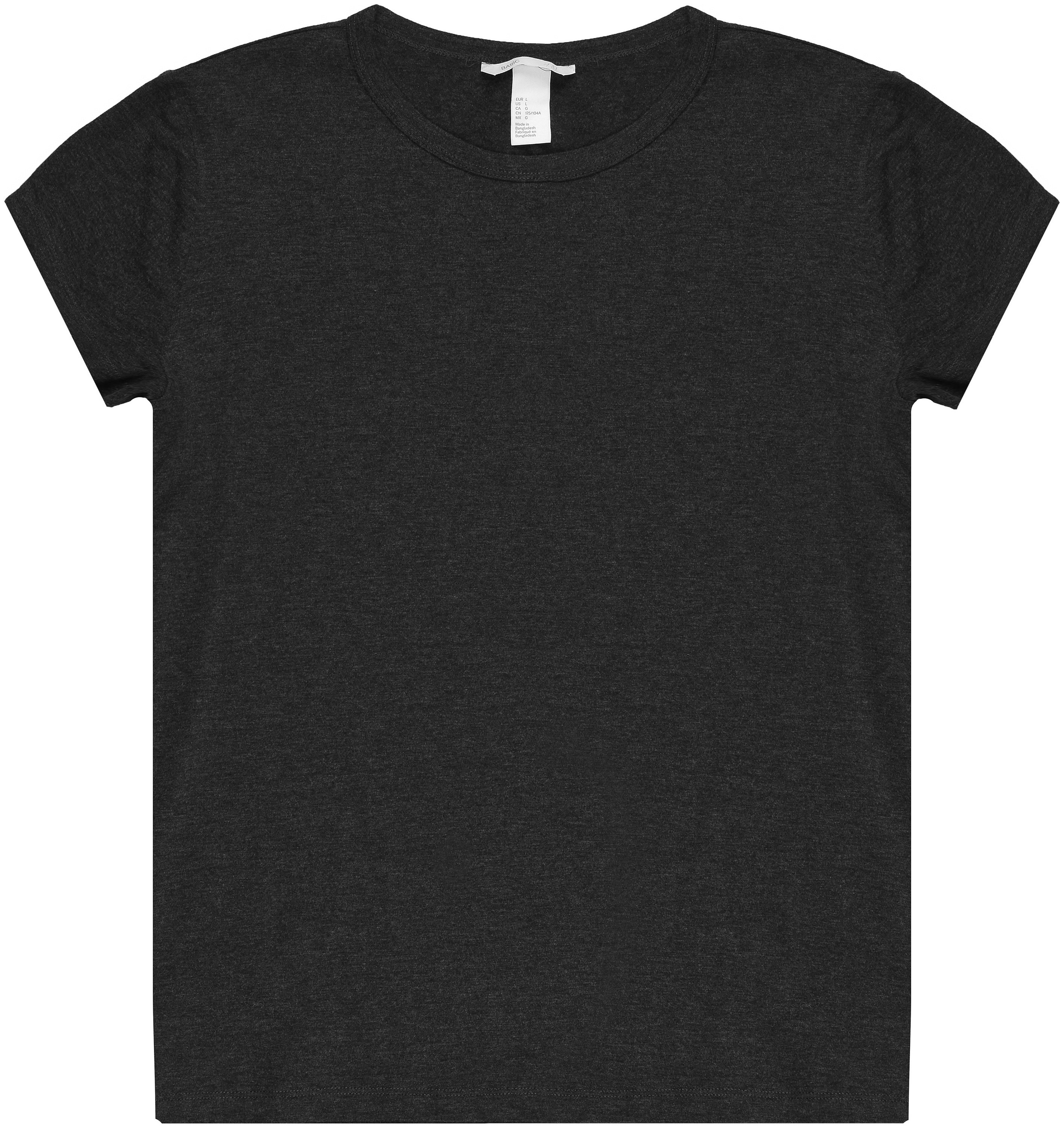 

Футболка H&M 27994942 L Темно-серая