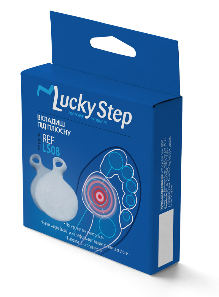 

Вкладиш під плюсну силіконовий Lucky Step LS08