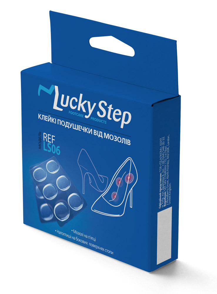 

Подушечки клейкі від мозолів Lucky Step LS06