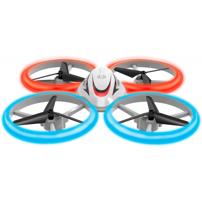 

Летающий квадрокоптер Покоритель небес Zipp Toys, Радиоуправляемый светящийся многофункциональный дрон, 3 режима скорости, 17х17х4,5 см