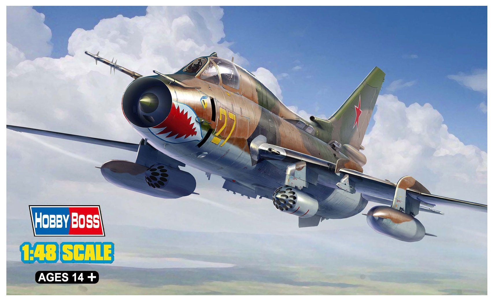 

Сборная модель Hobbyboss Su-17M4 Fitter-K (81758)