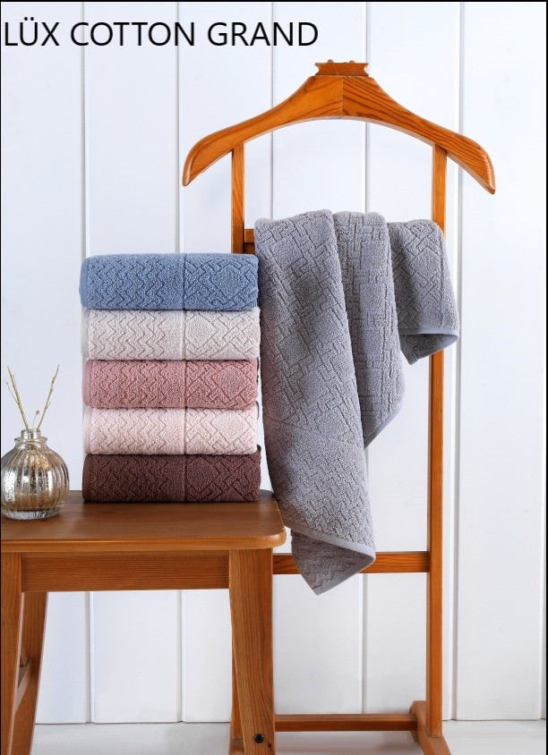 

Набор махровых турецких банных полотенец Cestepe LUX Cotton GRAND 70х140 см