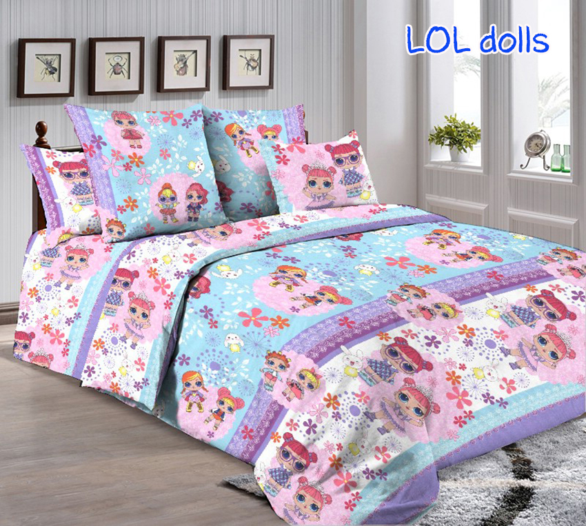 

1,5-спальный комплект постельного белья Lol dolls