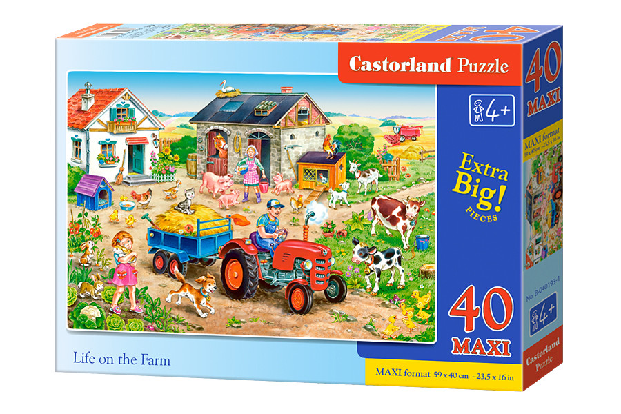 

Пазл Castorland Жизнь на ферме, Puzzle Maxi