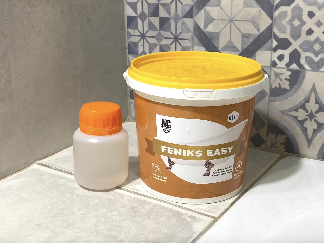 

Эмаль акриловая для реставрации стальных ванн Fеniks Easy 800г Белая