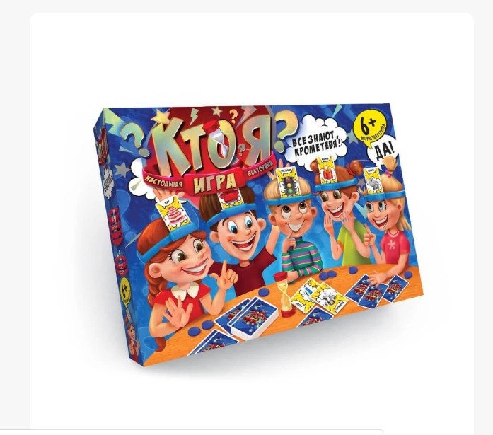 

Игра настольная Danko Toys "КТО Я" (рус)