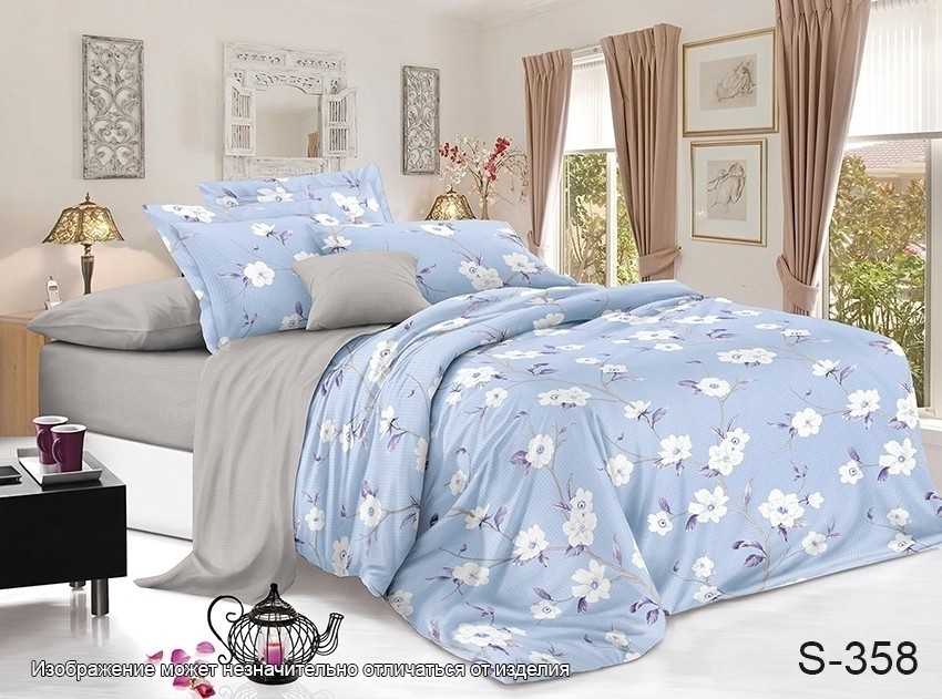 

Комплект постельного белья TAG tekstil сатин люкс S358 215x240 см