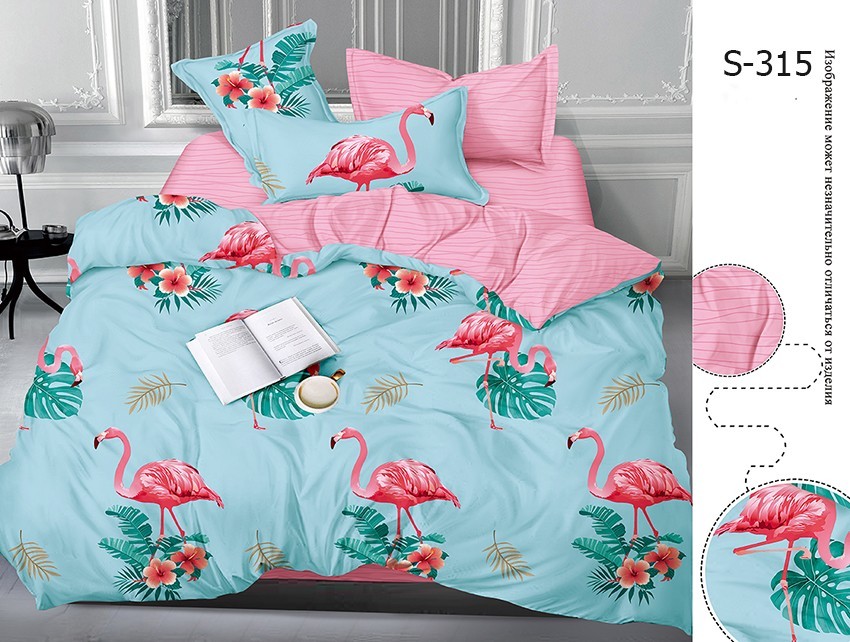 

Комплект постельного белья TAG tekstil сатин люкс S315 200x215 см