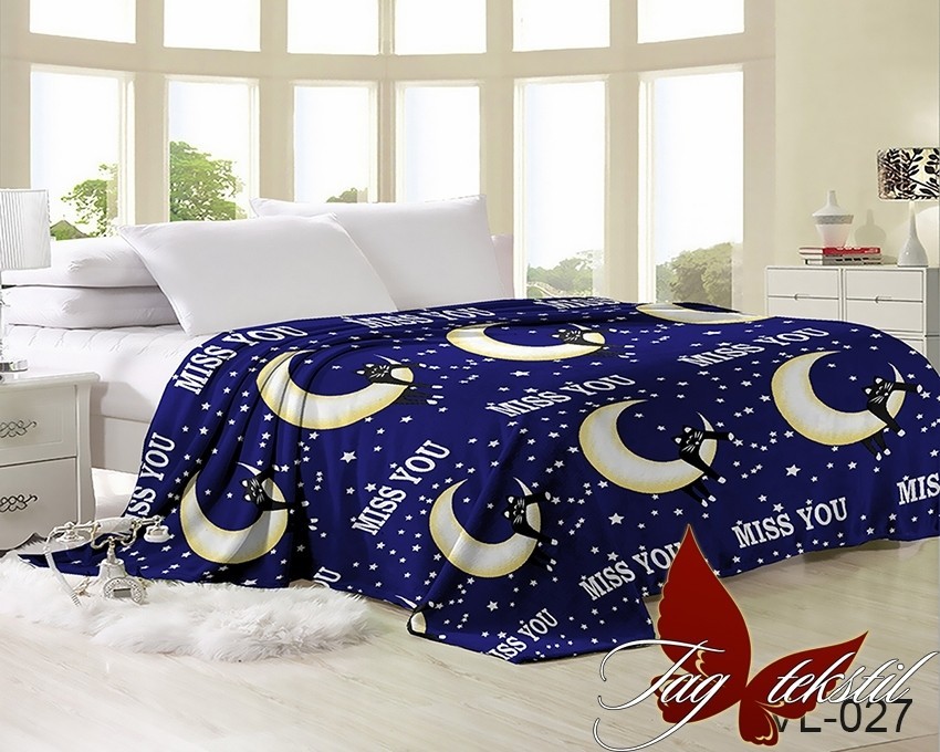 

Плед велсофт микрофибра TAG tekstil VL-027 200х220 см