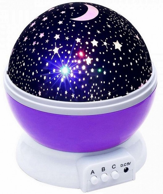 

Проектор звездного неба ночник Star Master Plus фиолетовый